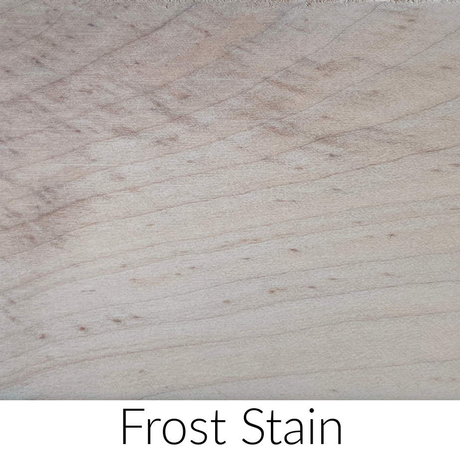 swatch sample for frost stain finish for jigsaw puzzle table