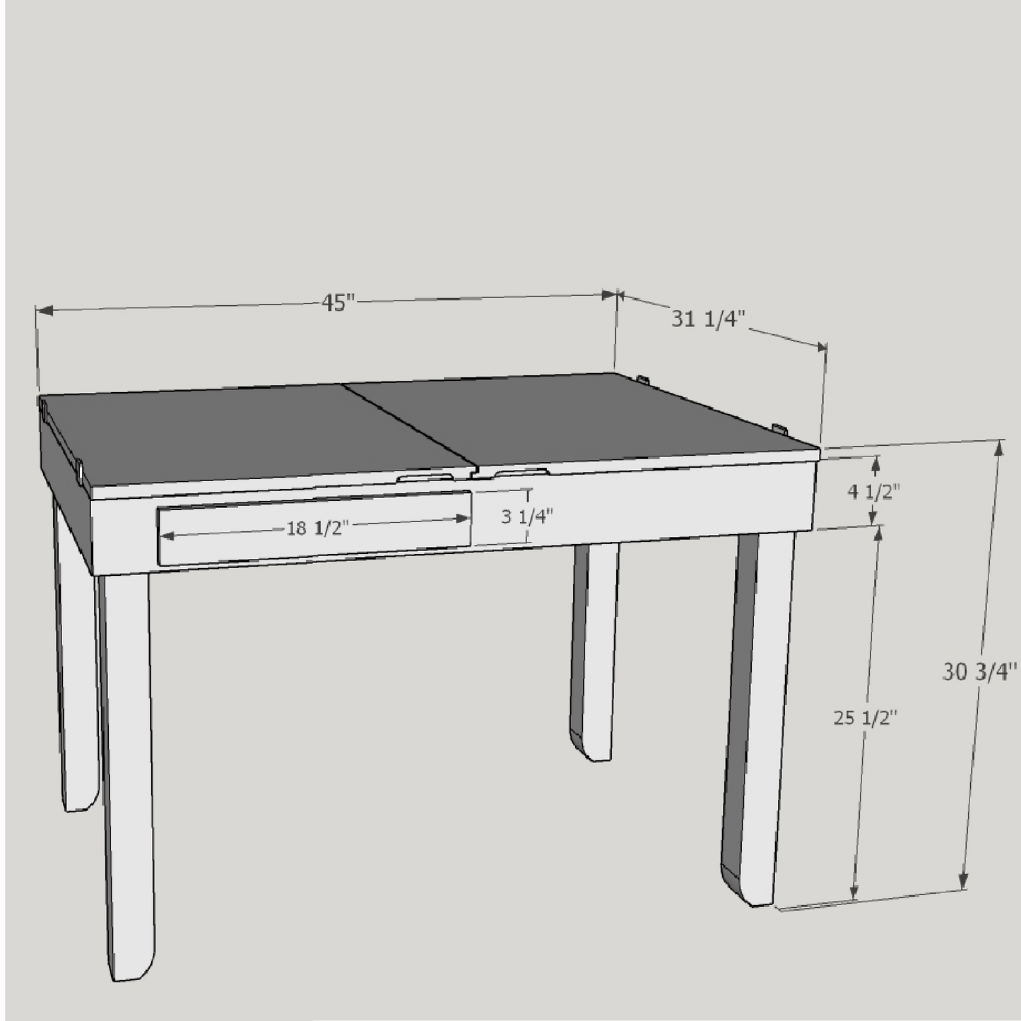 jigsaw puzzle table desk height dimensions