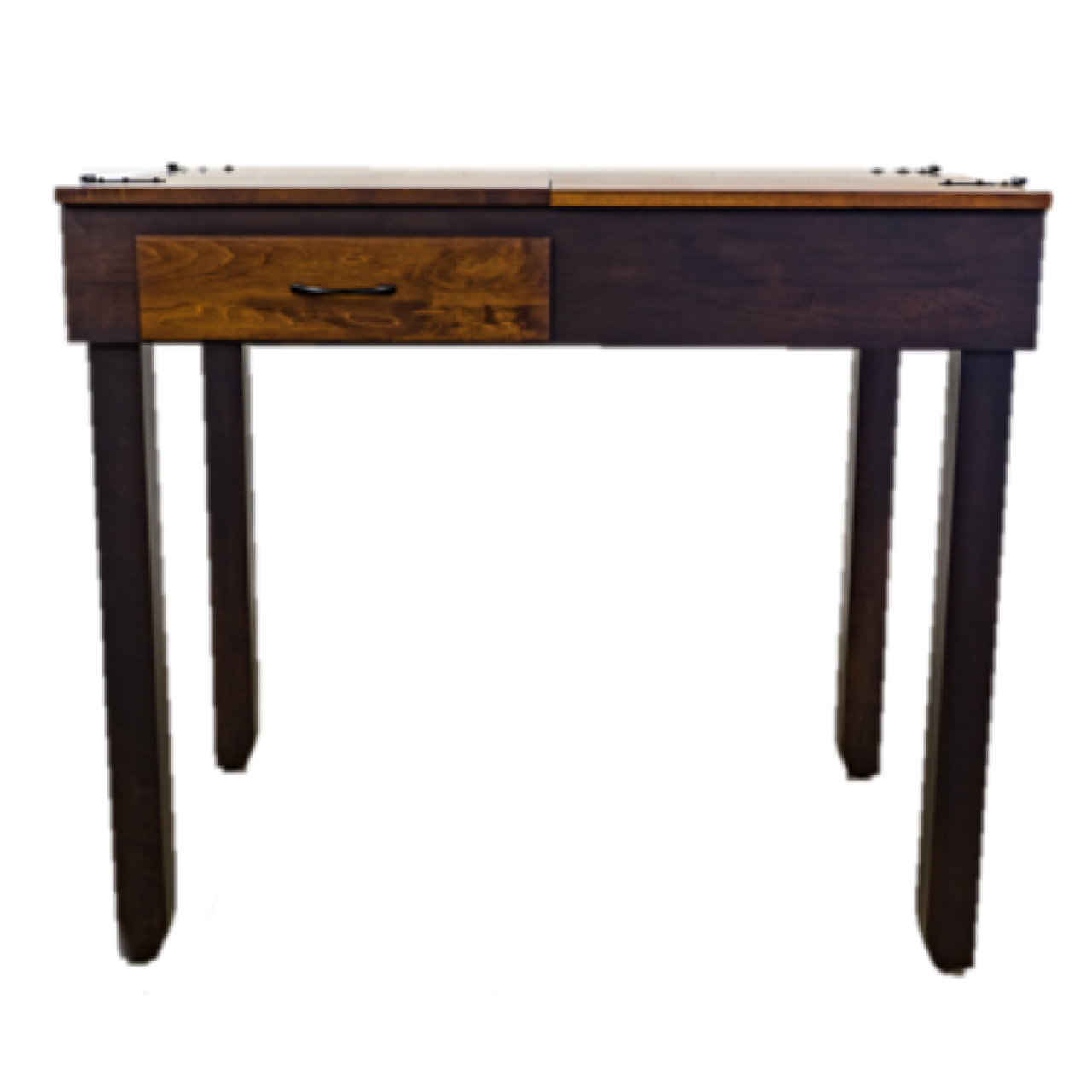 Large counter height jigsaw puzzle with cover and storage drawers