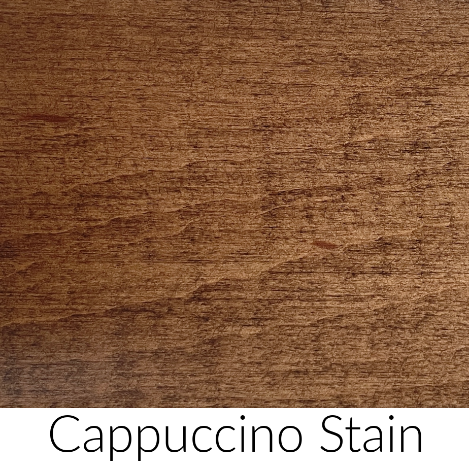 swatch sample for cappuccino stain finish
