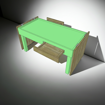 DIY Jigsaw Puzzle Table Build Plans