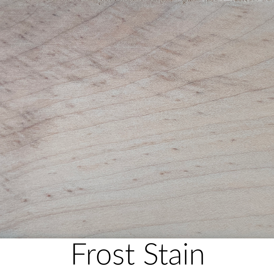 swatch sample for frost stain finish