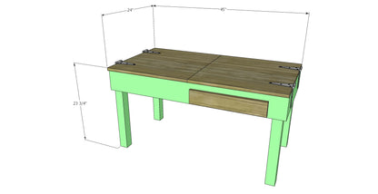 DIY Jigsaw Puzzle Table Build Plans