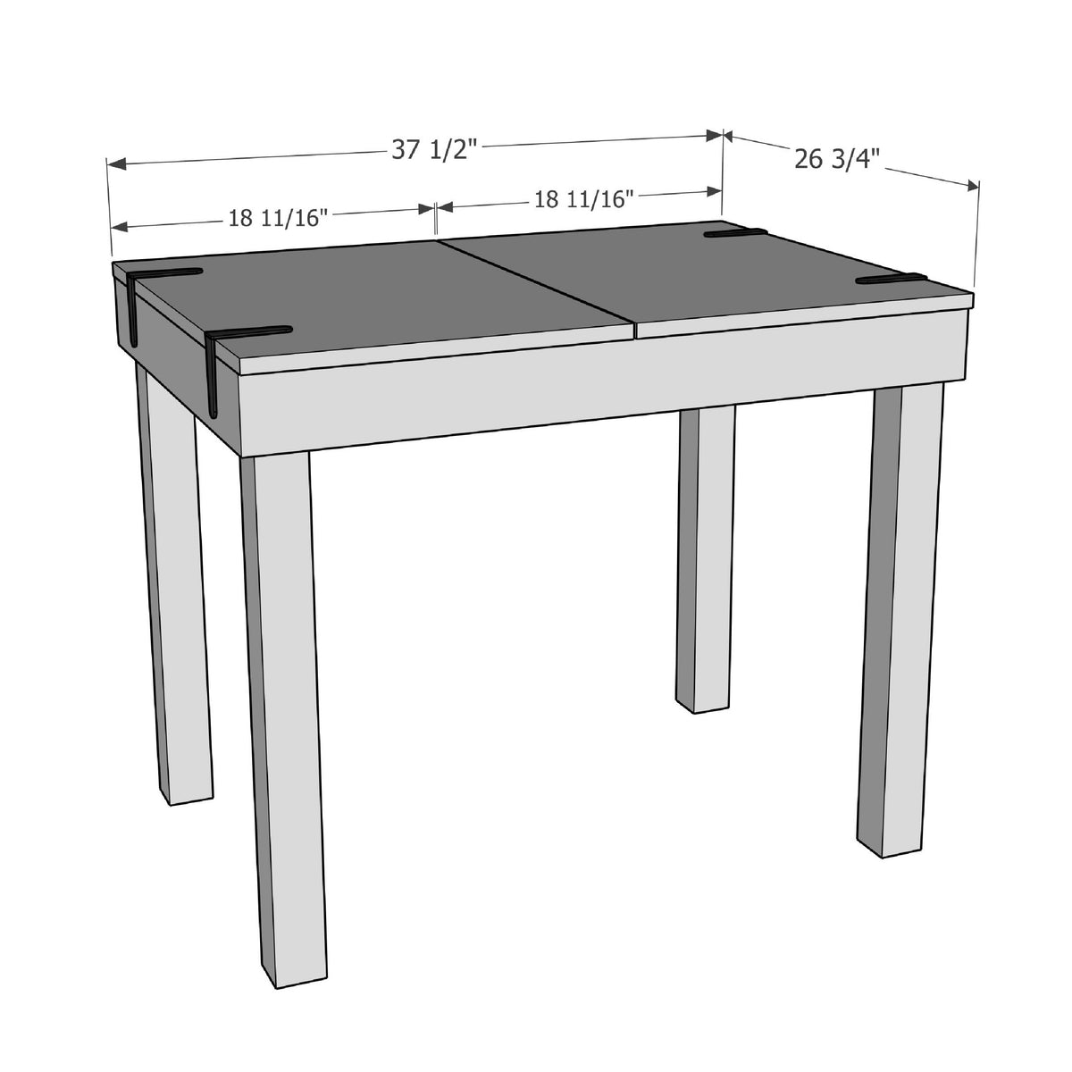 Standard  Puzzle Table Dimensions