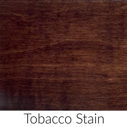 swatch sample for tobacco stain finish